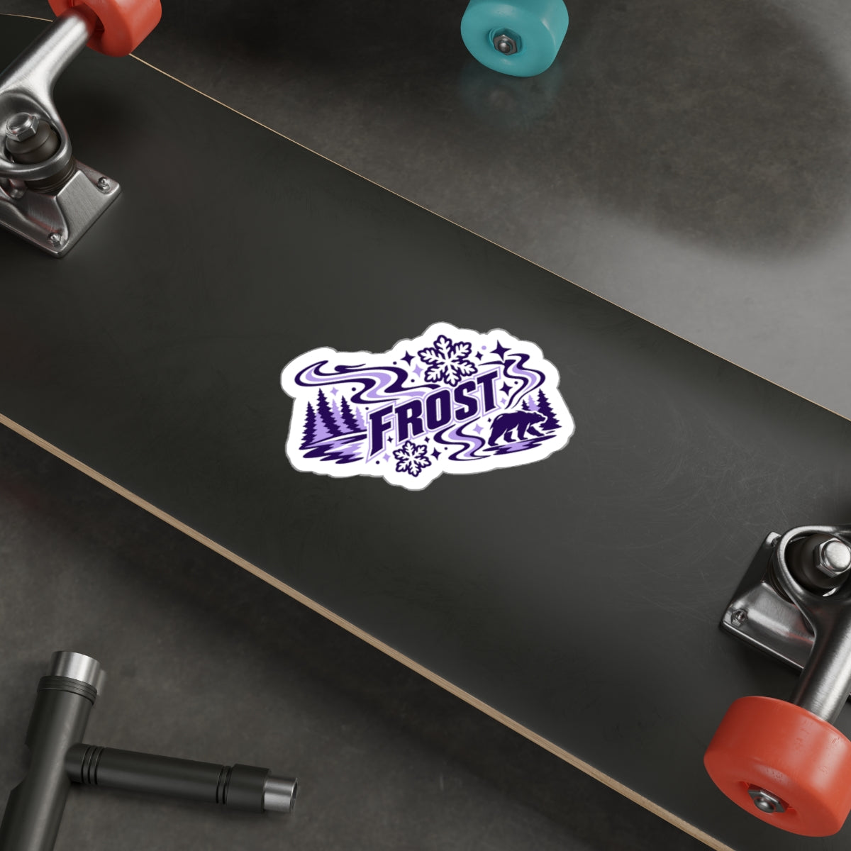 Frost Hockey Die-Cut Stickers