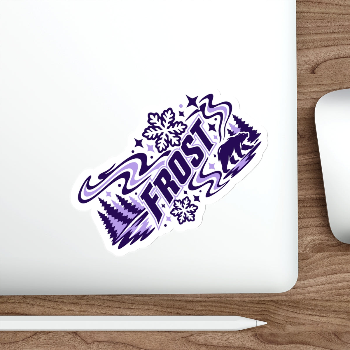 Frost Hockey Die-Cut Stickers