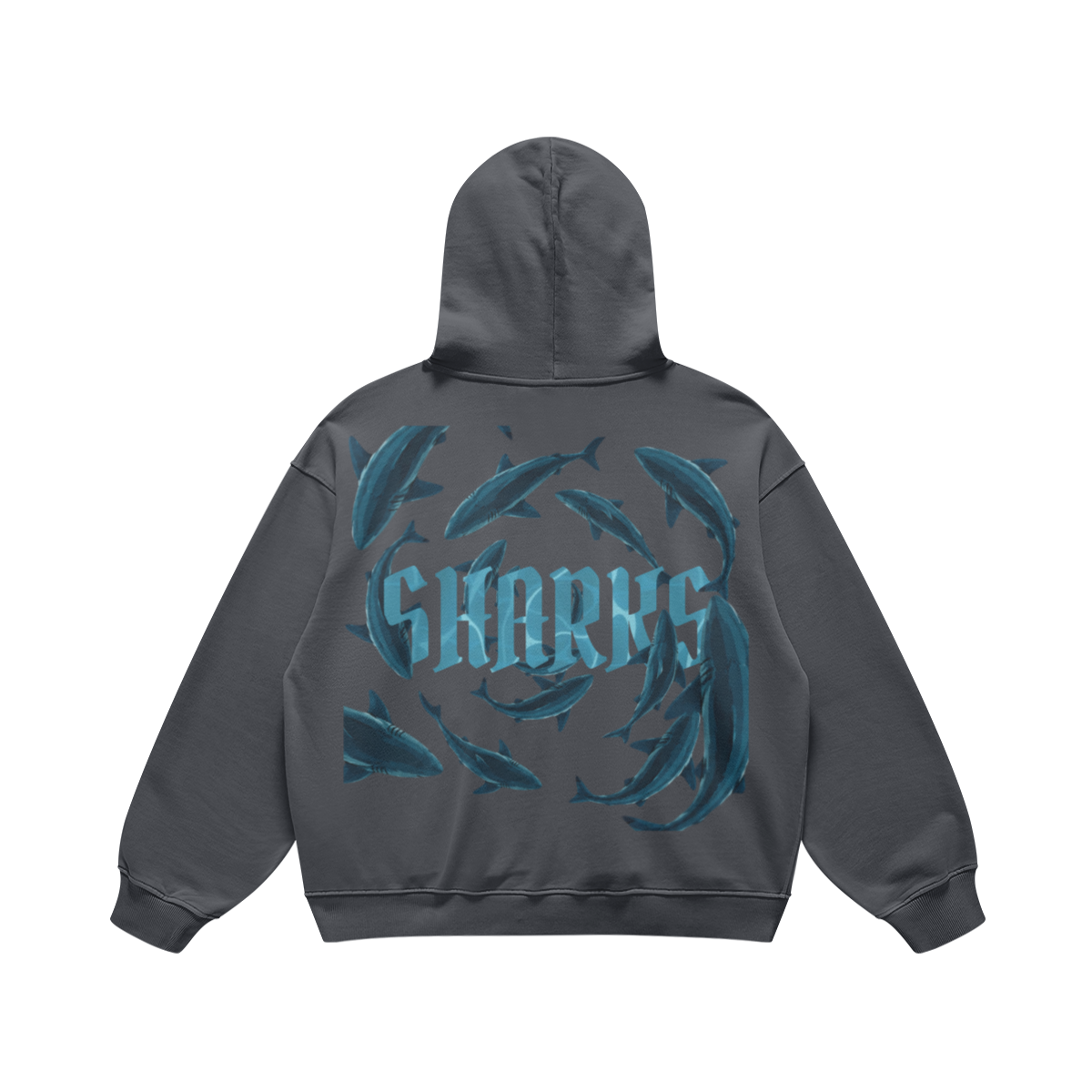 Sharks Themed Hoodie