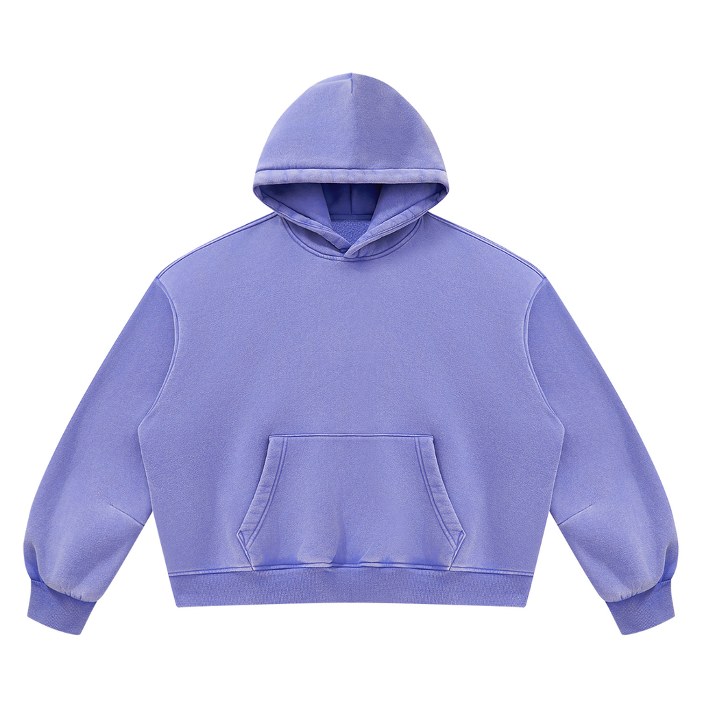 MN FROST Vintage Wash Boxy Fleece Hoodie