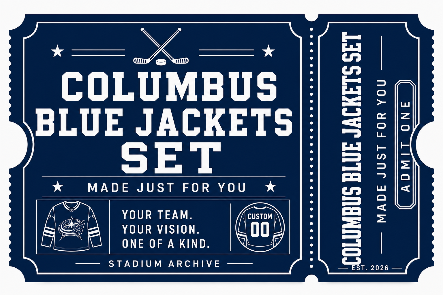Columbs Blue Jackets Gift Set - for Reilly