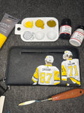 Custom Pittsburgh Penguin Crosby & Makiln Wristlet