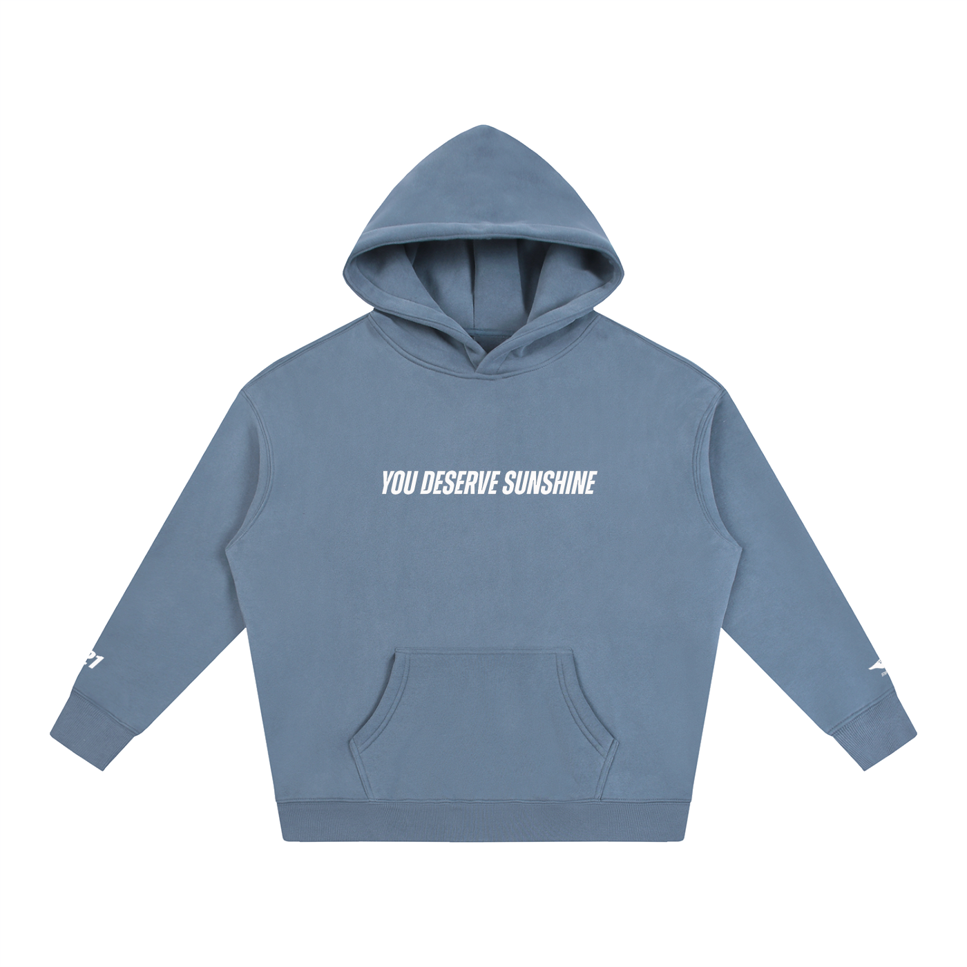 You Deserve Sunshine Oversize Fleeced Hoodie